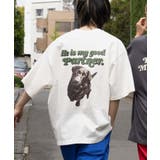 DOGプリントBIGTシャツ | WEGO【MEN】 | 詳細画像1 