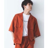 リネンライクフラップポケット5分袖シャツ | WEGO【MEN】 | 詳細画像20