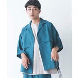 リネンライクフラップポケット5分袖シャツ | WEGO【MEN】 | 詳細画像2