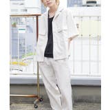 リネンライクフラップポケット5分袖シャツ | WEGO【MEN】 | 詳細画像31