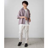 リネンライクフラップポケット5分袖シャツ | WEGO【MEN】 | 詳細画像38