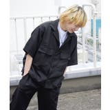 リネンライクフラップポケット5分袖シャツ | WEGO【MEN】 | 詳細画像42