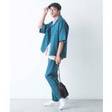 リネンライクフラップポケット5分袖シャツ | WEGO【MEN】 | 詳細画像4