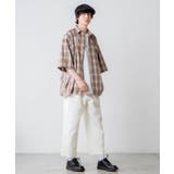 レトロチェックBIGシャツ(5分袖) | WEGO【MEN】 | 詳細画像1