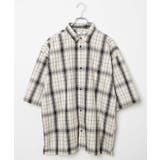 レトロチェックBIGシャツ(5分袖) | WEGO【MEN】 | 詳細画像20
