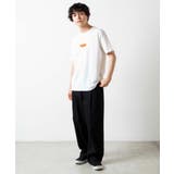 ファイヤーロゴ刺繍Tシャツ | WEGO【MEN】 | 詳細画像1