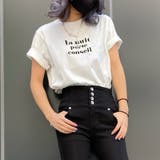 フロントロゴ刺繍Tシャツ | WEGO【WOMEN】 | 詳細画像1