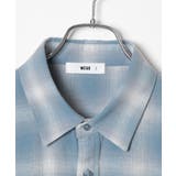 オンブレチェックルーズシャツ(5分袖) | WEGO【MEN】 | 詳細画像14 