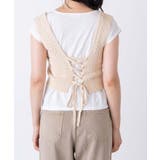 【2点セット】Tシャツsetバックレースアップニットビスチェ | WEGO【WOMEN】 | 詳細画像7