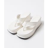 ホワイト | 厚底ビーサン | WEGO【WOMEN】