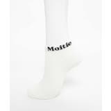 Moitieロゴショートソックス WE21SP02 LG0006 | WEGO【WOMEN】 | 詳細画像1