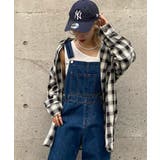 ブラックチェック1 | アシメタンクsetチェックBIGシャツ | WEGO【WOMEN】