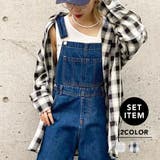 アシメタンクsetチェックBIGシャツ | WEGO【WOMEN】 | 詳細画像1