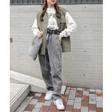 ハイウエストペーパーバックマムパンツ レディース 春 | WEGO【WOMEN】 | 詳細画像15 