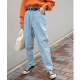 デニム淡色 | ハイウエストペーパーバックマムパンツ レディース 春 | WEGO【WOMEN】