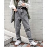 スミクロ | ハイウエストペーパーバックマムパンツ レディース 春 | WEGO【WOMEN】