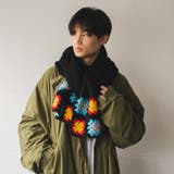 ブラック | カギ編みマフラー 韓国 韓国ファッション 秋 冬 秋冬 | WEGO【MEN】