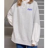 オートミール | グラフィックロゴTシャツドッキングパーカー 韓国 韓国ファッション | WEGO【WOMEN】