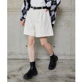 ホワイトアイボリー | フェイクレザーハーフパンツ 韓国 韓国ファッション | WEGO【WOMEN】