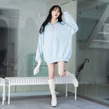 オーバーサイズハーフジッププルオーバー レディース 秋 | WEGO【WOMEN】 | 詳細画像16