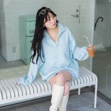 オーバーサイズハーフジッププルオーバー レディース 秋 | WEGO【WOMEN】 | 詳細画像21