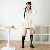 オーバーサイズハーフジッププルオーバー レディース 秋 | WEGO【WOMEN】 | 詳細画像23