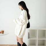 オーバーサイズハーフジッププルオーバー レディース 秋 | WEGO【WOMEN】 | 詳細画像25
