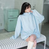 オーバーサイズハーフジッププルオーバー レディース 秋 | WEGO【WOMEN】 | 詳細画像4