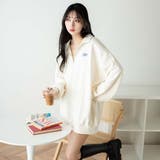 オーバーサイズハーフジッププルオーバー レディース 秋 | WEGO【WOMEN】 | 詳細画像5