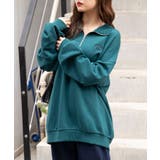 オーバーサイズハーフジッププルオーバー レディース 秋 | WEGO【WOMEN】 | 詳細画像6