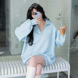 サックス | オーバーサイズハーフジッププルオーバー レディース 秋 | WEGO【WOMEN】