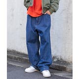 デニム中濃色 | ヴィンテージスケーターパンツ メンズ ユニセックス | WEGO【MEN】