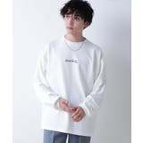 ホワイト | シンプルロゴ刺繍ロンT 秋 冬 | WEGO【MEN】