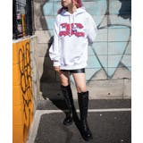 ヘビーウエイト グラフィティプルパーカー 秋 | WEGO【WOMEN】 | 詳細画像7