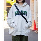 オートミール | ヘビーウエイト グラフィティプルパーカー 秋 | WEGO【WOMEN】