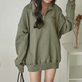 ヘビーウエイトハーフジッププルオーバー 韓国 韓国ファッション | WEGO【WOMEN】 | 詳細画像14