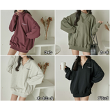 ヘビーウエイトハーフジッププルオーバー 韓国 韓国ファッション | WEGO【WOMEN】 | 詳細画像2