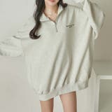 ヘビーウエイトハーフジッププルオーバー 韓国 韓国ファッション | WEGO【WOMEN】 | 詳細画像26
