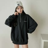 ヘビーウエイトハーフジッププルオーバー 韓国 韓国ファッション | WEGO【WOMEN】 | 詳細画像41