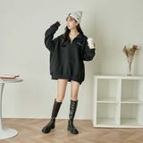 ヘビーウエイトハーフジッププルオーバー 韓国 韓国ファッション | WEGO【WOMEN】 | 詳細画像46