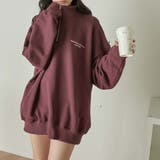 ヘビーウエイトハーフジッププルオーバー 韓国 韓国ファッション | WEGO【WOMEN】 | 詳細画像5