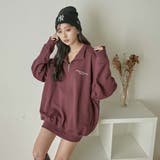 ヘビーウエイトハーフジッププルオーバー 韓国 韓国ファッション | WEGO【WOMEN】 | 詳細画像8