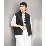 ブラック | ワークベスト メンズ ユニセックス | WEGO【MEN】