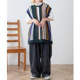 レトロストライプニットベスト 韓国 韓国ファッション ストリート系 | WEGO【MEN】 | 詳細画像11 