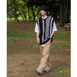 レトロストライプニットベスト 韓国 韓国ファッション ストリート系 | WEGO【MEN】 | 詳細画像6 
