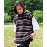 レトロボーダーニットベスト 韓国 韓国ファッション ストリート系 | WEGO【MEN】 | 詳細画像13