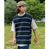 レトロボーダーニットベスト 韓国 韓国ファッション ストリート系 | WEGO【MEN】 | 詳細画像2
