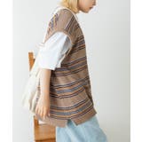 レトロボーダーニットベスト 韓国 韓国ファッション ストリート系 | WEGO【MEN】 | 詳細画像22