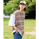 レトロボーダーニットベスト 韓国 韓国ファッション ストリート系 | WEGO【MEN】 | 詳細画像5
