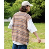 レトロボーダーニットベスト 韓国 韓国ファッション ストリート系 | WEGO【MEN】 | 詳細画像6
